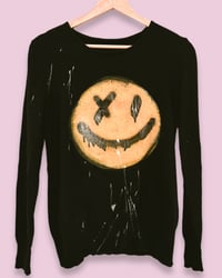 Image 3 of SMILEY KASCHMIR PULLOVER *°SCREENPRINT *° OVERSIZED *° UNISEX