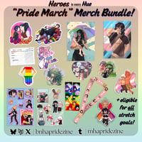 Pride March - Full Merch Bundle (NO Physical Zine)