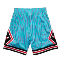 Image 2 of Chicago Bulls Mitchell & Ness Blue Hardwood Classics Swingman Shorts