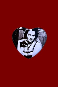 lily heart pin