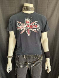 Image 1 of Stevie Rachelle "Stage Worn " men's L/XL size Love/Hate UK tour tee + a FREE signed CD 