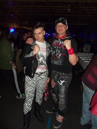 Image 2 of Stevie Rachelle "Stage Worn / KISS" men's Hard Rock themed KISS Tee includes a Free signed CD