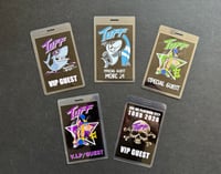 Image 1 of Tuff collectible tour laminates with lanyard - you choose which Tour - see options