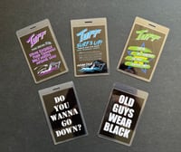 Image 2 of Tuff collectible tour laminates with lanyard - you choose which Tour - see options