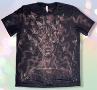 Image 1 of “KALEIDOSCOPE” BLEACH PAINTED T-SHIRT XL
