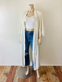 Image 2 of Vintage 1970s Amerikan Climax Cotton Gauze Duster Jacket / Robe
