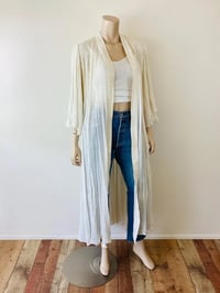 Image 3 of Vintage 1970s Amerikan Climax Cotton Gauze Duster Jacket / Robe