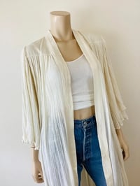 Image 5 of Vintage 1970s Amerikan Climax Cotton Gauze Duster Jacket / Robe