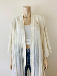 Image 6 of Vintage 1970s Amerikan Climax Cotton Gauze Duster Jacket / Robe