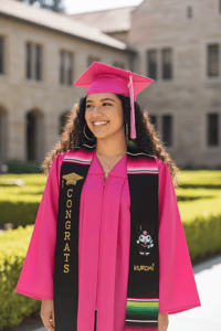 Image 1 of Kuromi Grad Sash