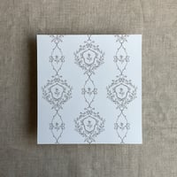 Image 4 of grace floral liner for A7 square flap envelope PACK of 10