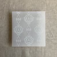 Image 8 of grace floral liner for A7 square flap envelope PACK of 10