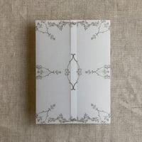 Image 4 of grace floral printed vellum wrap for 5x7 inches card PACK of 10