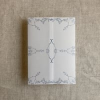 Image 2 of grace floral printed vellum wrap for 5x7 inches card PACK of 10