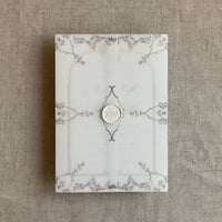Image 3 of grace floral printed vellum wrap for 5x7 inches card PACK of 10