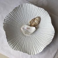 Image 10 of White Organic Papier Mache Bowl – Handmade Wabi Sabi Decor