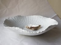 Image 11 of White Organic Papier Mache Bowl – Handmade Wabi Sabi Decor