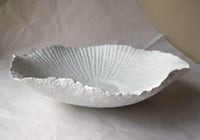 Image 13 of White Organic Papier Mache Bowl – Handmade Wabi Sabi Decor
