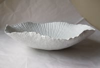 Image 14 of White Organic Papier Mache Bowl – Handmade Wabi Sabi Decor
