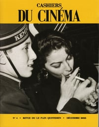 Cashiers Du Cinéma #4