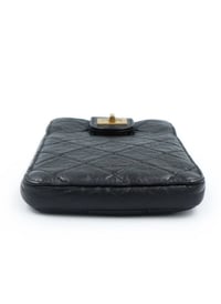 Image 3 of CHANEL AP1264 2.55 Matelassé Chain Phone Case – Calfskin Black