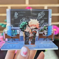 Image 2 of IZUKU SENSEI & KACCHAN PRO HERO ACRYLIC STANDEE