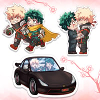 BKDK PRO HEROS VINYL STICKERS