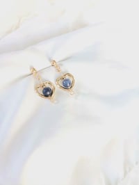 Image 2 of Gold heart earrings 