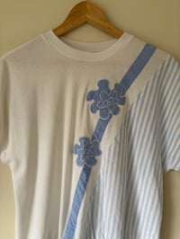 Image 1 of Vintage 1980s Flower & Stripe Tee