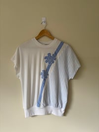 Image 4 of Vintage 1980s Flower & Stripe Tee