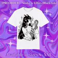 Image 2 of [PREORDER] Snake & Lillies Shirt