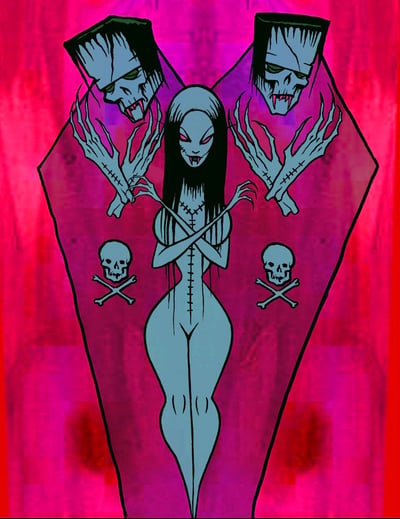Image of THE ENTOMBED - signed print 