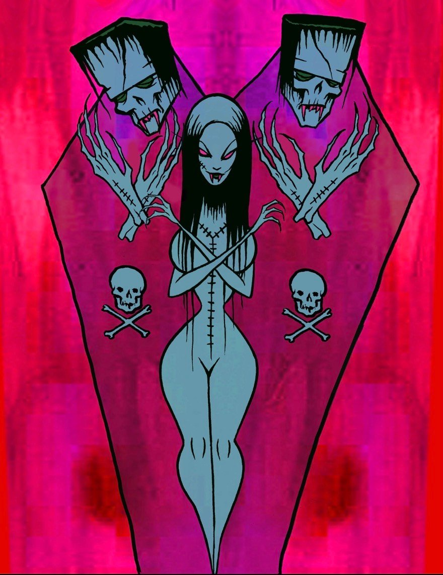 Image of THE ENTOMBED - signed print 