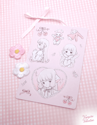 Image 3 of Chobits Chii 4x6" Vinyl Sticker Sheet
