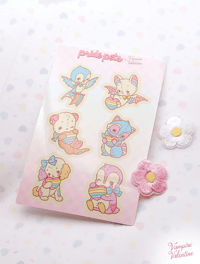 Image 1 of Rainbow Kitsch Pride Pets Glossy Sticker Sheet