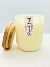 Image 1 of White Ribbed Candles