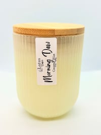 Image 4 of White Ribbed Candles