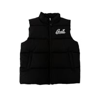 Black/White Signature Puffer Vest