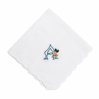 Image 2 of Threadella Studio Custom A Cotton Handkerchief – Gift for Him or Her, Wedding & Anniversary Hanky