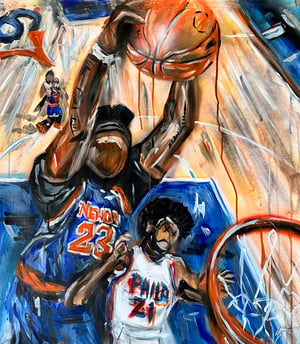 HANG IT IN THE MOMA ORIGINAL PAINTING - 30x34"