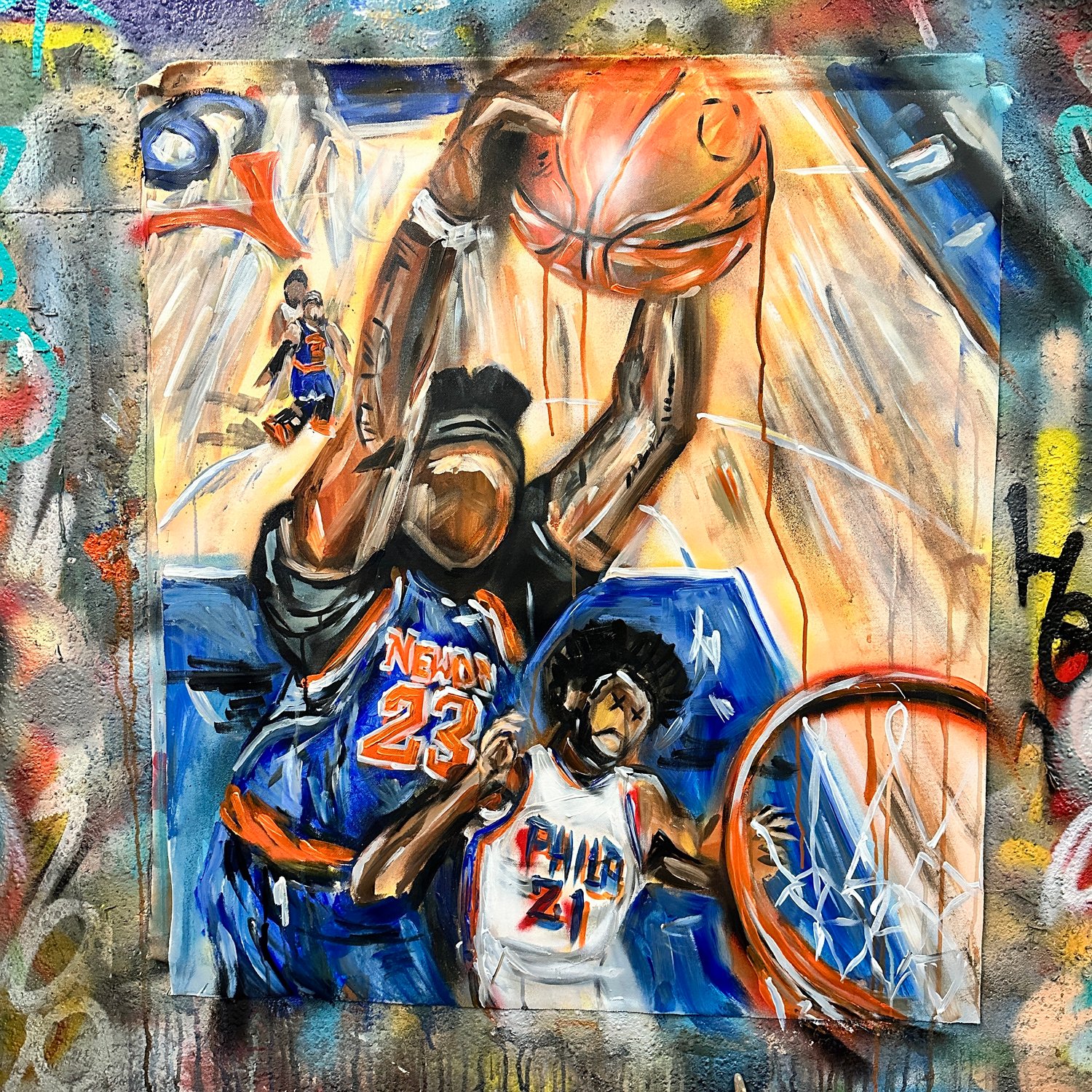 HANG IT IN THE MOMA ORIGINAL PAINTING - 30x34"