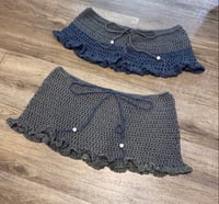 Image 1 of Gray Dem Crochet 2 Piece Outfit