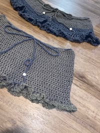 Image 2 of Gray Dem Crochet 2 Piece Outfit