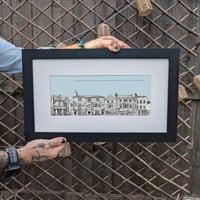 Image 1 of Deal Seafront Landmarks Panorama Framed Print