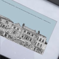 Image 2 of Deal Seafront Landmarks Panorama Framed Print