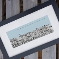 Image 3 of Deal Seafront Landmarks Panorama Framed Print