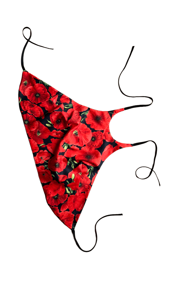 Image of TOP VENDANGE • Coquelicots / Black