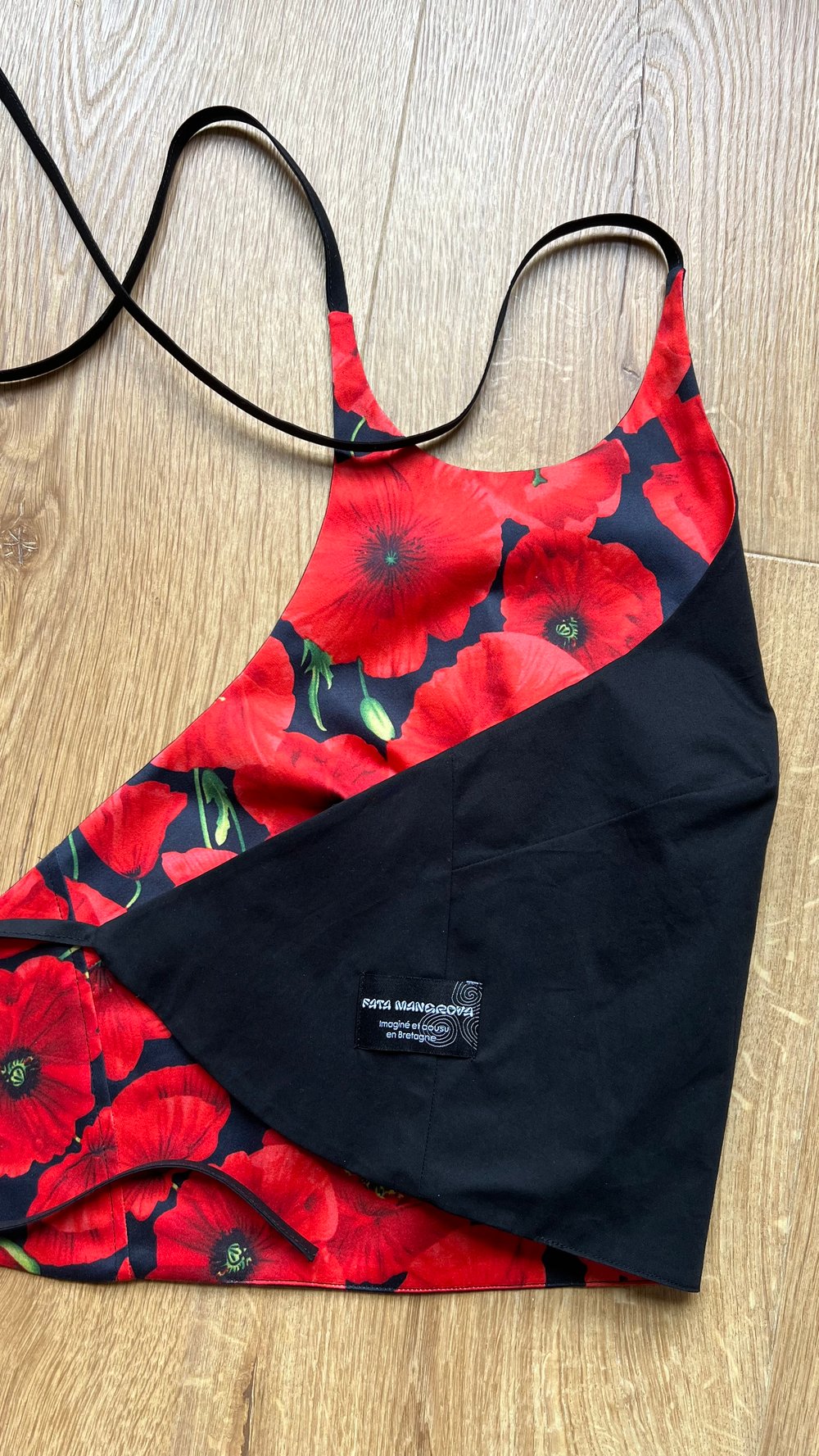 Image of TOP VENDANGE • Coquelicots / Black