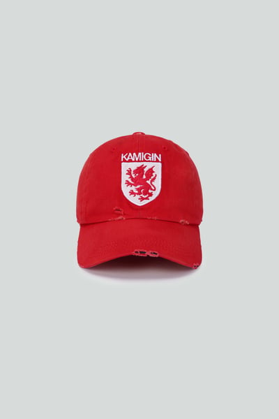 Image of KAMIGIN - Graphic Washing Cap (Red)
