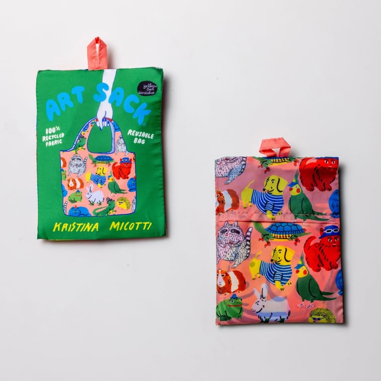 SAC DE COURSES PLIABLE & RÉUTILISABLE (PLUSIEURS MODÈLES) Image 11